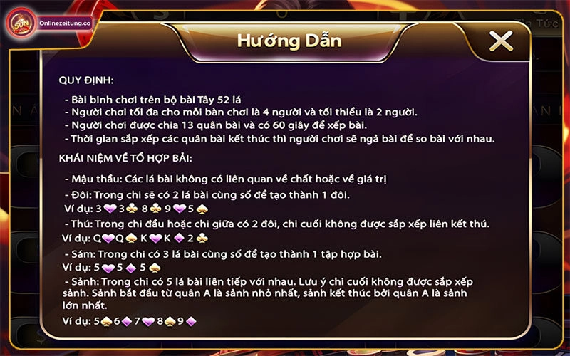 Cách chơi mậu binh Sunwin cho anh em tân thủ