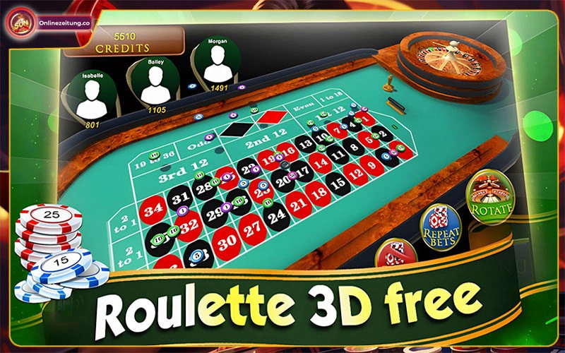 Chi tiết luật chơi roulette 3D Sunwin