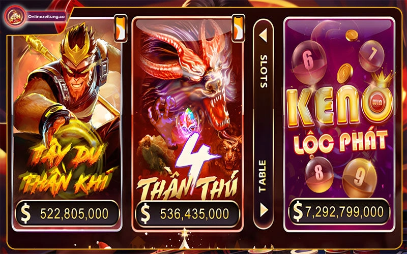 Khám phá cách chơi slot thần thú Sunwin