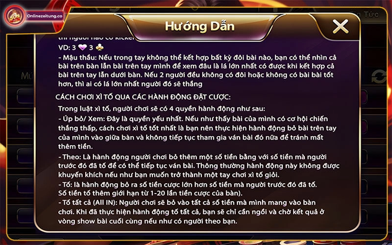 Những bí quyết và chiến lược để chiến thắng xì tố Sunwin