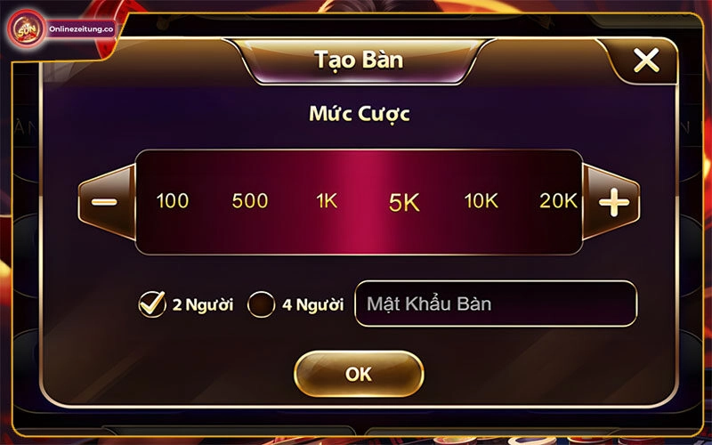 Thông tin cơ bản về tiến lên miền nam Sunwin